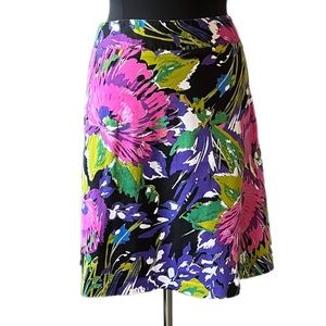 LANE BRYANT Floral Print Stretch Skirt SIZE 18